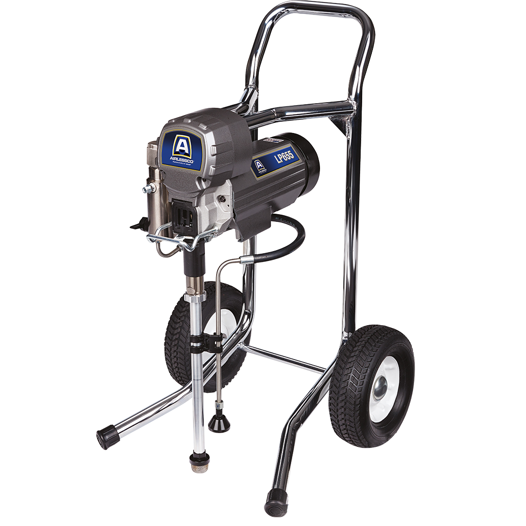 Pompa electrică cu piston LP 655 pe suport cu roți